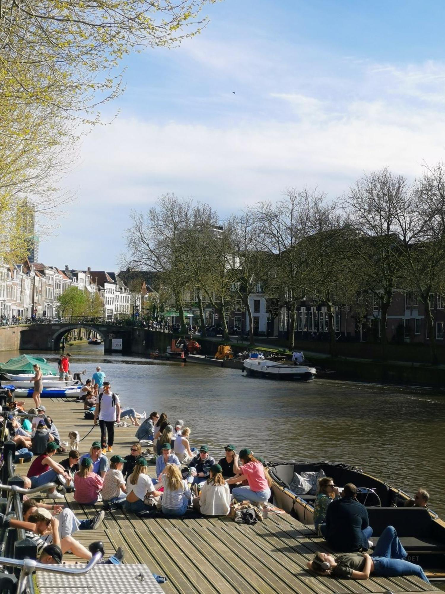 Slapen Aan De Sluis Apartment Utrecht Bagian luar foto